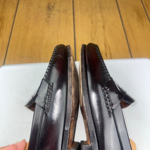 Allen Edmonds Walden Burgundy Leather Penny Loafers Mens 8 D 42477 main image 13